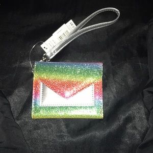 small rainbow wallet